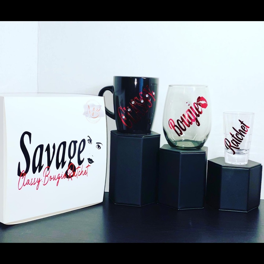 Savage Glass Gift Set